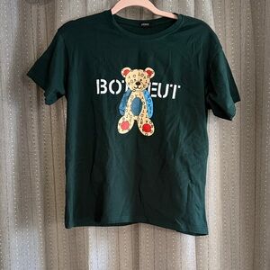 Green Graphic Short Sleeve Tee